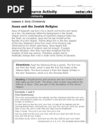 Primary Source Jesus and the Jewish Religion