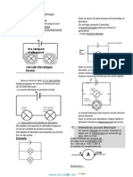 Cours - Sciences Physiques Intensité Du Courant Électrique - 1ère AS (2013-2014) MR Sdiri Anis