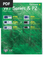 Wattmetre Catalogue Wattmetres YOKOGAWA