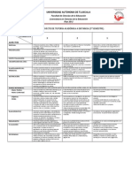 Rúbrica Del Proyecto de Tutoría Académica A Distancia PDF