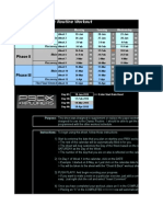 P90X Workout Excel Worksheet