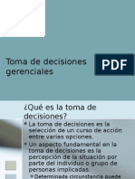 Toma de Decisiones