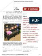 Un Banco para Los Niños Hechos Con Un Mismo palletDIY Pallet Muebles - Muebles Pallet DIY PDF