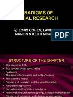 Paradigms of Social Research: © Louis Cohen, Lawrence Manion & Keith Morrison
