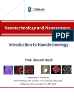 Nanotechnology and Nanosensors by Prof. Hossam Haick