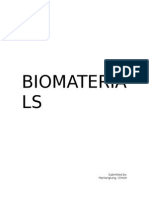 Biomaterials (Formal Report)