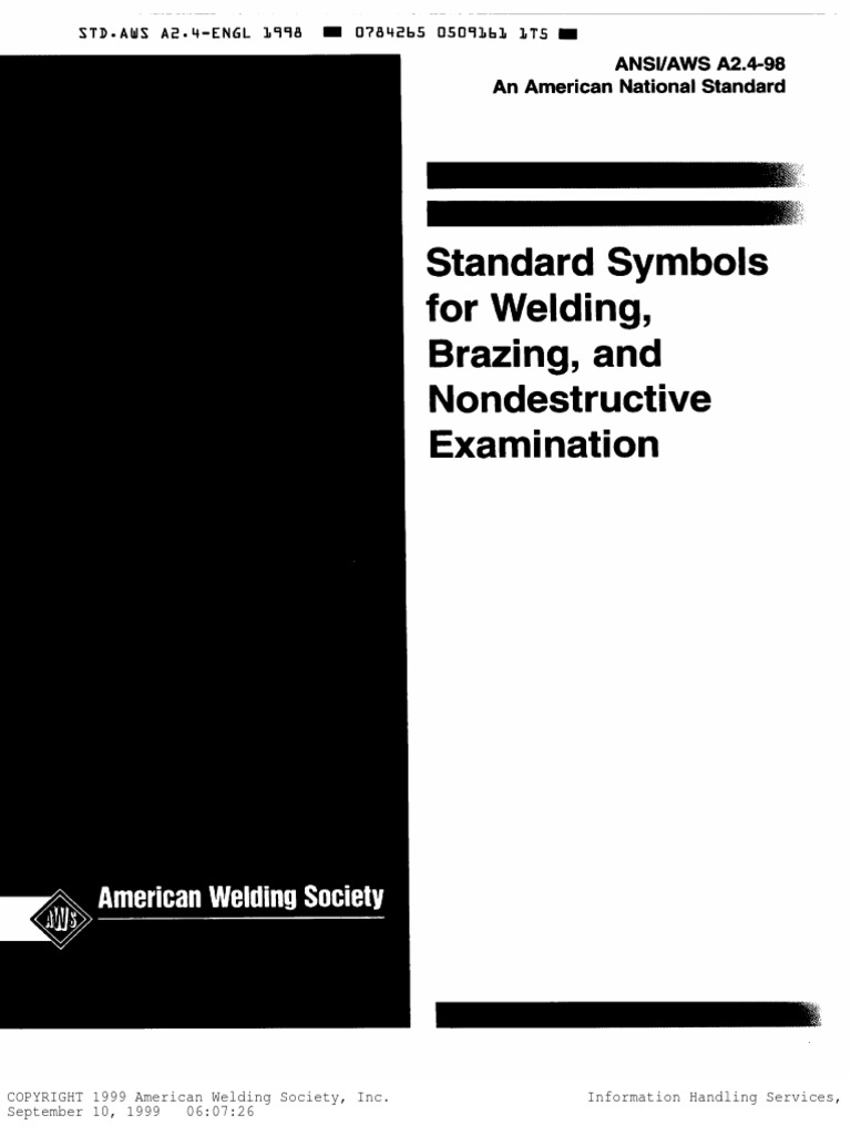 AWS Welding Symbols | PDF