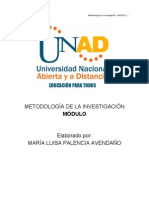 Metodologia de La Investigacion MODULO-1