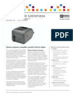 Impresora Gt800-Ds-Es