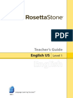 English (US) 1 Teachers Guide-Rosetta Stone PDF
