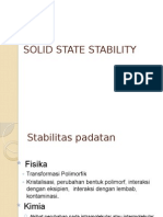 Solid State Stability