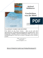 Kohlmeier, Michael - Geschichten Von Der Bibel