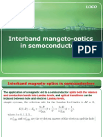 Interband Magneto-Optics in Semiconductors