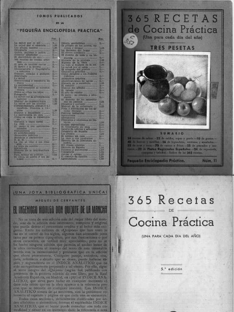 365 Recetas de Cocina Práctica | PDF | Cocina, comidas y vino | Salud y ...