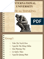 Critical Thinking - Chap 3, Final Slide