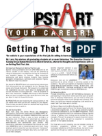 JUMPSTART Your Career! May 2007, VOL. 4