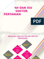 Masalah Dan Isu Dalam Sektor Pertanian Geografi STPM Penggal 2