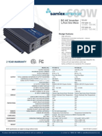 600W Pure Sine Wave DC-AC Inverter