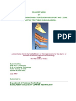 Studies On The Marketing Strategies For Export and Local Market of Footwear in Bangladesh PDF
