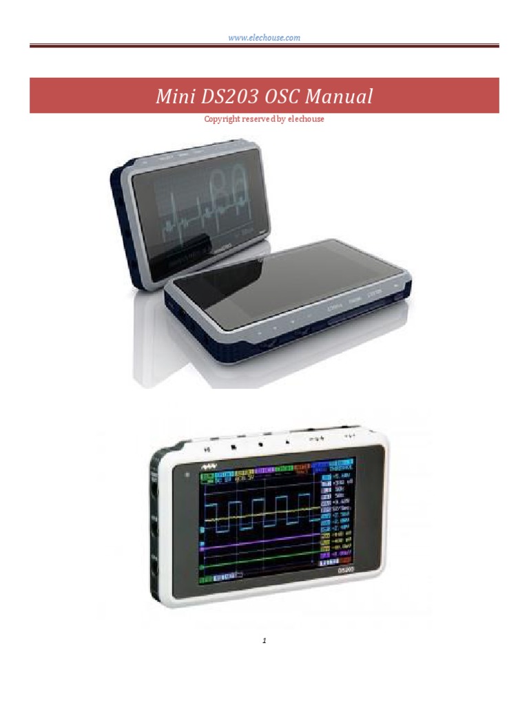 DS203 Mini Osciloscop | PDF