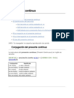 El Presente Continuo