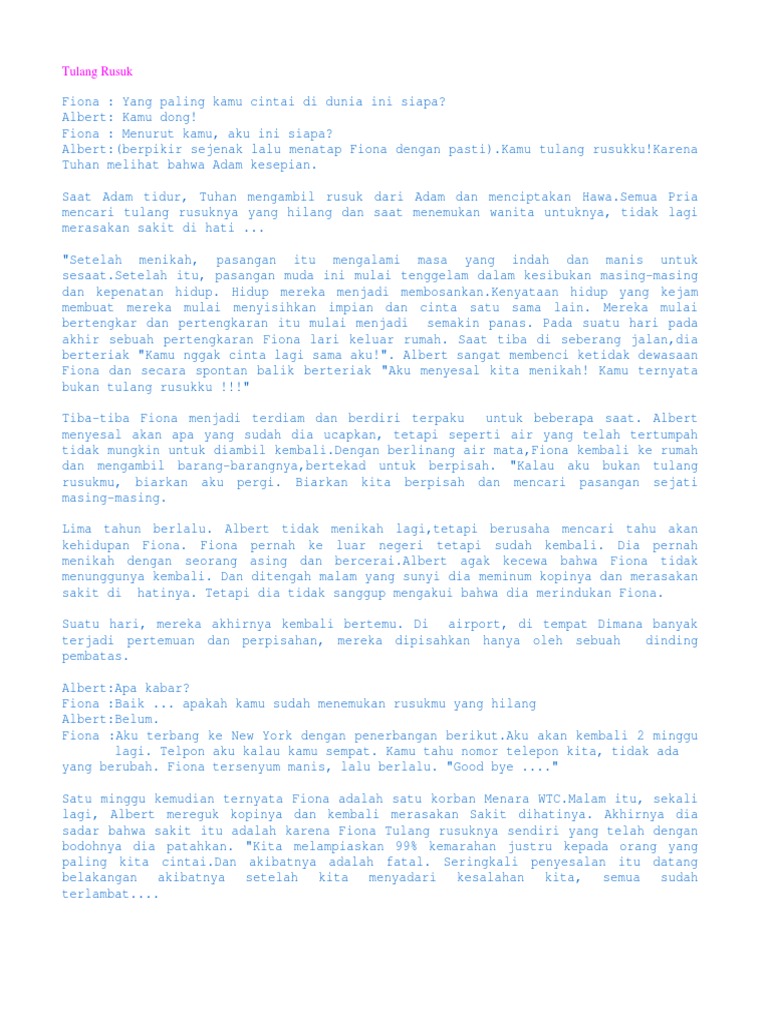 Kumpulan Cerita Kumpulan Cerita