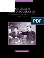 El Divorcio en Nuevo Leon 1850-1910