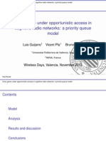 Entry Game Under Opportunistic Access in Cognitive Radio Networks: A Priority Queue Model