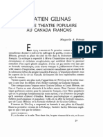 Gratien Gelinas Et Le Theatre Populaire Au Canada Francais PDF