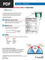 Nutrition Facts Table Eng