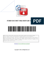 Ford Escort Mk6 Repair Manual Download