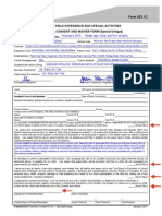 Winter Camping-Snowshoeing Consent Form 2015