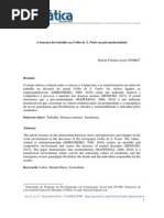 A Loucura Do Trabalho Na Pós-modernidade Na Folha de S. Paulo - Artigo Publicado Na Revista Temática - Dez 2014