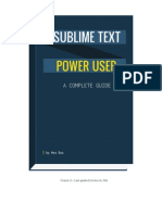 Sublime Text Power User Sample