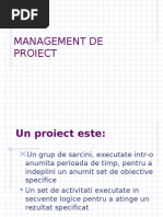 Management de Proiect