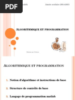 Cours Algorithmique Calcul Scientifique