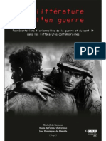 AA.vv. (2013) - La Littérature Va-t_en Guerre. Représentations Fictionnelles de La Guerre Et Du Conflit Dans Les Littératures Contemporaines
