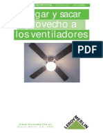 Analisis e Instalacion de Ventiladores Techo