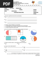 AVALIAÇÃO BIMESTRAL mat3