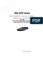 Samsung A707 Manual