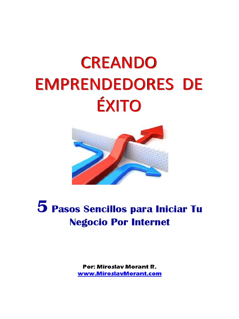 5 Pasos para Iniciar Tu Negocio Por Internet - Moroslav Morant | PDF