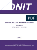 Manual de Custos Rodoviários