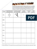 VSEPR Worksheet Answers