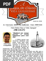 Não Deixe Sua Vela Apagar