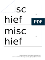 Flashcard Proforma