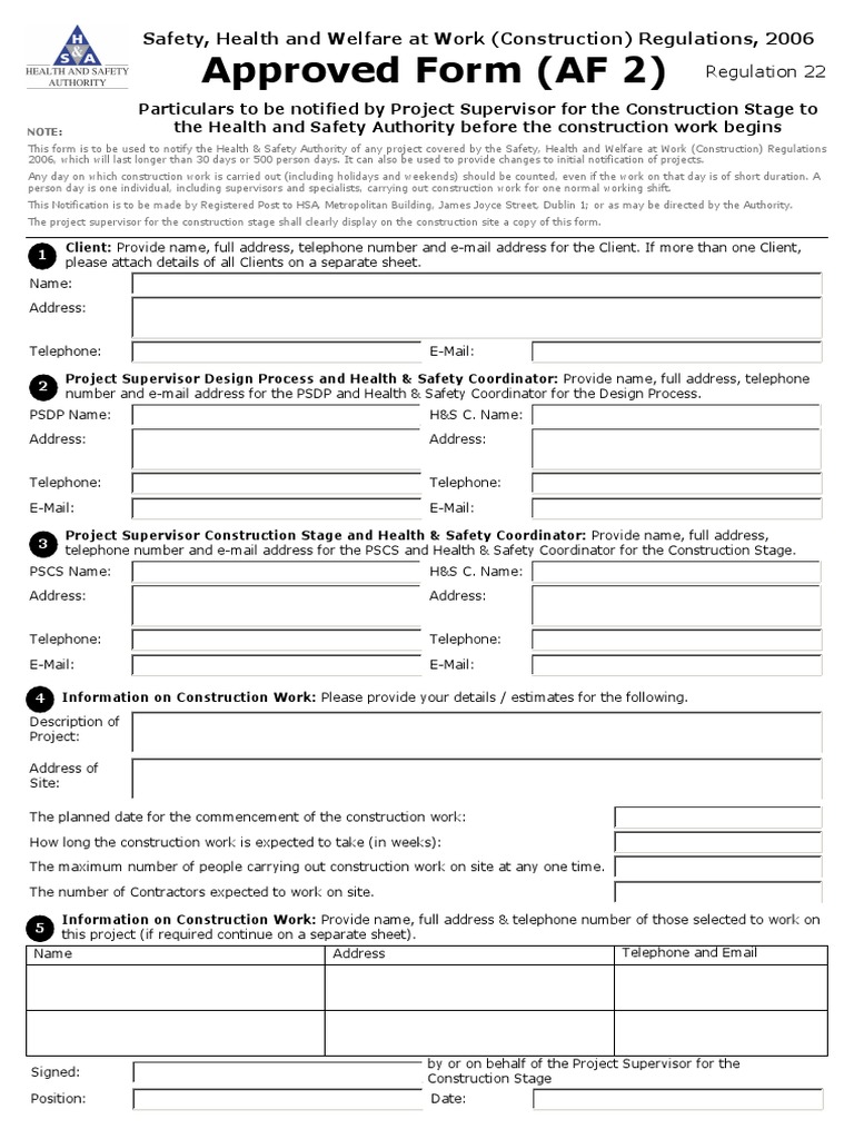 Approved Form AF 2 | PDF | Business