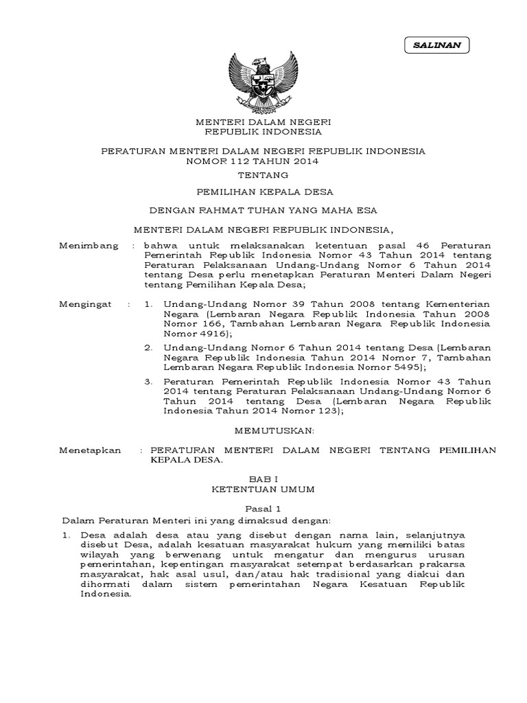 Format Surat Mandat Saksi Pilkades - SuratMenyurat.net