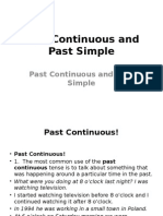 Past Continuous and Past Simple