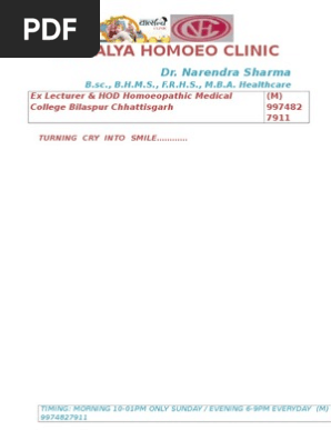 vatsalya homoeo clinic prescription pad