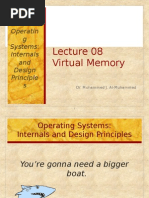 Virtual Memory: Operatin G Systems: Internals and Design Principle S